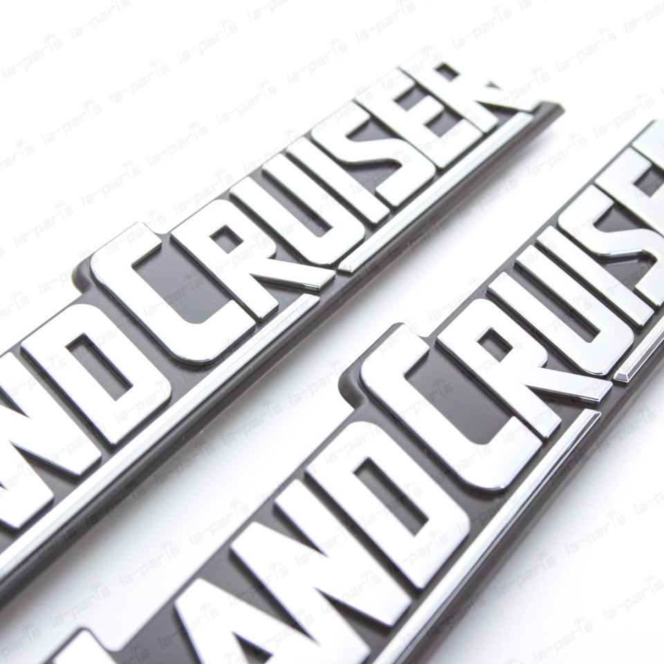 Genuine Toyota 81-90 Land Cruiser BJ60 FJ60 Rear Quarter Emblem 75370-60020 PAIR7