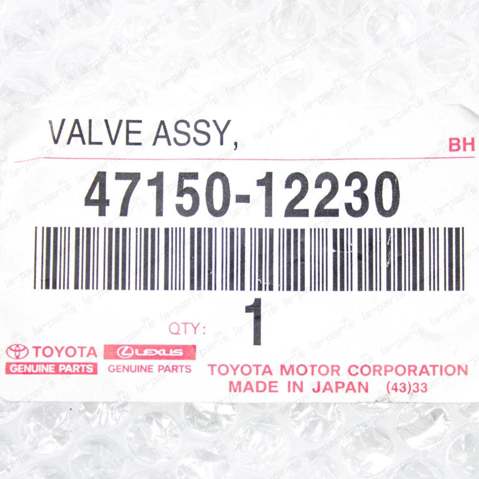 New Genuine Toyota 96-00 Rav4 00-05 Celica Tercel Proportioning Valve (NO ABS)