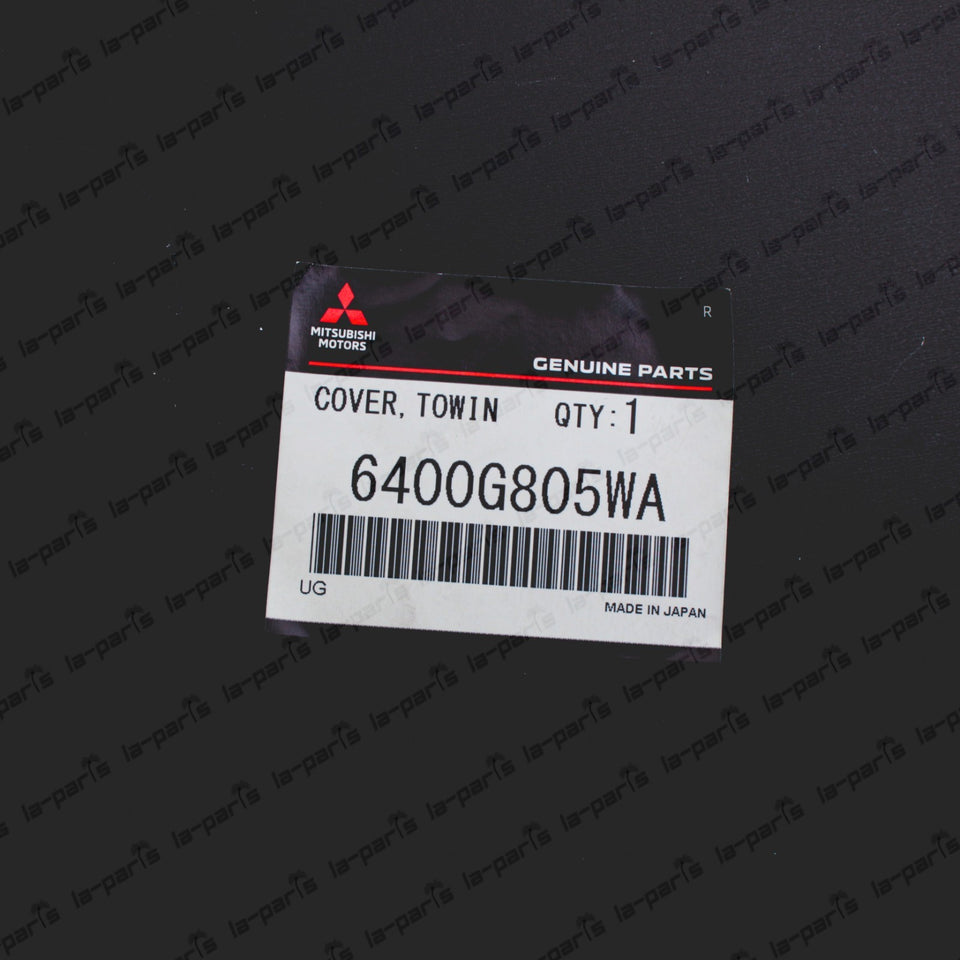 New Genuine OEM Mitsubishi 16-17 Lancer Front Bumper Tow Hook Eye Cap 6400G805WA9