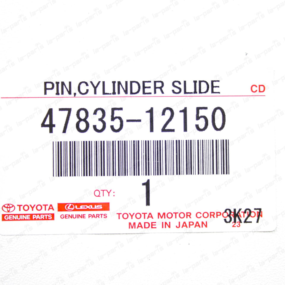 Genuine OEM Toyota 10-22 Prius CT200h Rear Disc Brake Pad Guide Pin 47835-121504