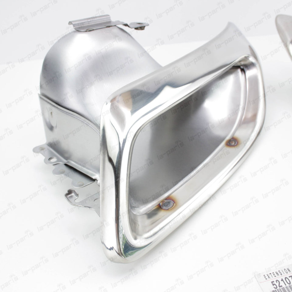 New Genuine OEM Lexus 2007-2010 LS460 LS600h Rear Exhaust Tips Pair4