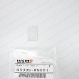 JDM GENUINE NISMO 6 SPEED CONSOLE SHIFT PATTERN BADGE ALUMINUM EMBLEM 96935RN0012
