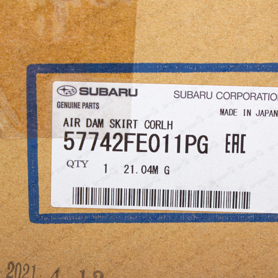 New Genuine Subaru Impreza 03-05 WRX STi Blue Front Bumper Driver Air Dam Skirt9
