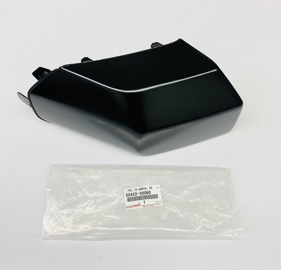 Genuine For Toyota FJ Cruiser 2007-2014 Black Front Left & Right Bumper Pad Set 3