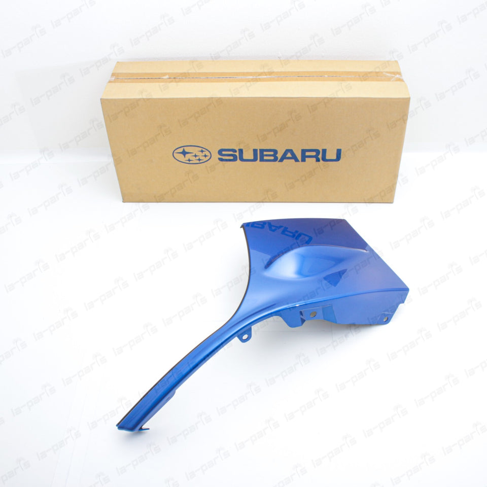 New Genuine Subaru Impreza 03-05 WRX STi Blue Front Bumper Driver Air Dam Skirt0
