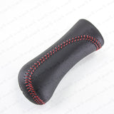 New Genuine Nissan Fairlady Z 300ZX Z32 Red Stitch Leather Gear Stick Shift Knob4