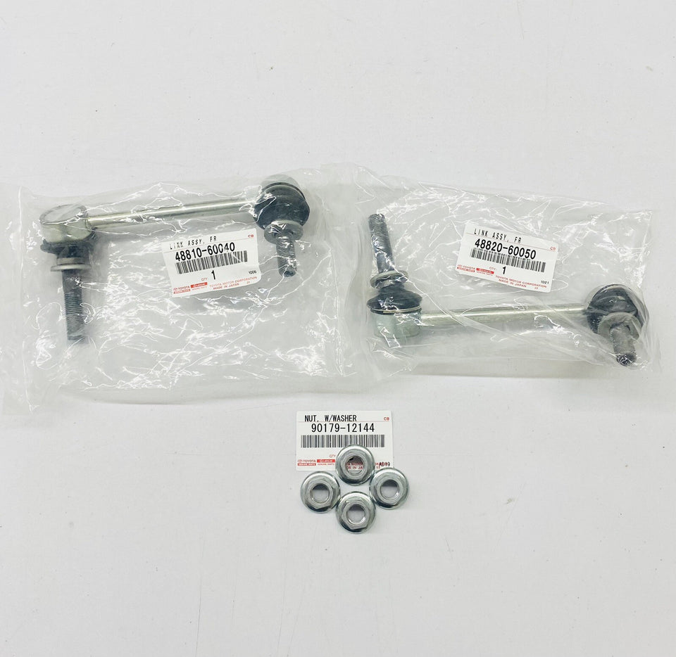 New Genuine OEM Toyota 4Runner FJ Cruiser Lexus GX470 Front Stabilizer Links SET10