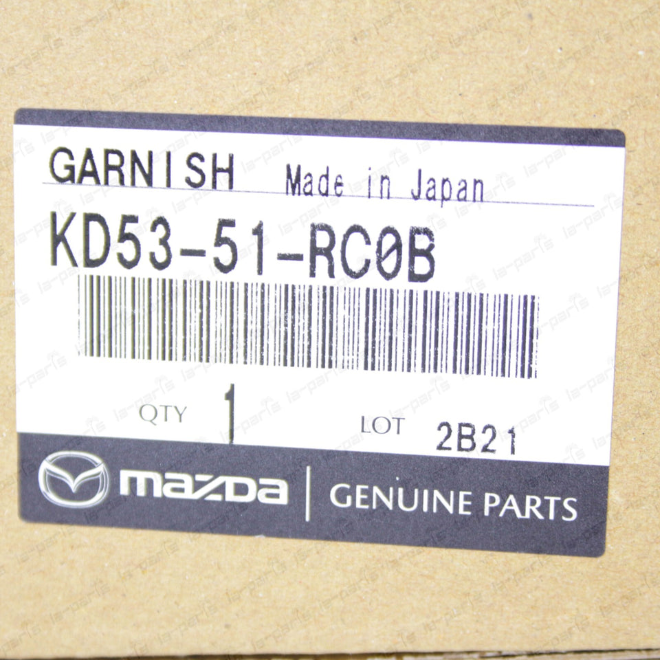 New Genuine Mazda 2013-2016 CX-5 Passenger Side Rear Door Garnish KD53-51-RC0B7