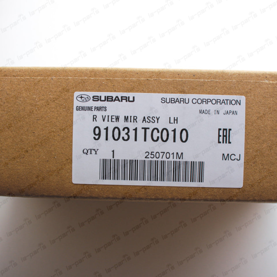New Genuine OEM Subaru Sambar Driver Door Mirror 91031TC0109