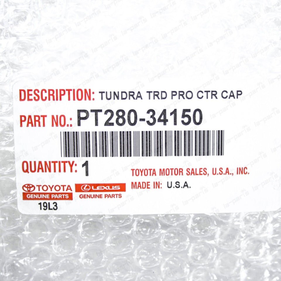 New Genuine Toyota 14-21 Tundra TRD Pro Gloss Black Wheel Center Cap PT280-34150