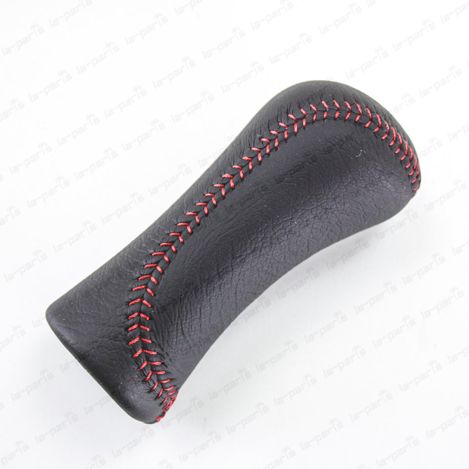 New Genuine Nissan Fairlady Z 300ZX Z32 Red Stitch Leather Gear Stick Shift Knob3