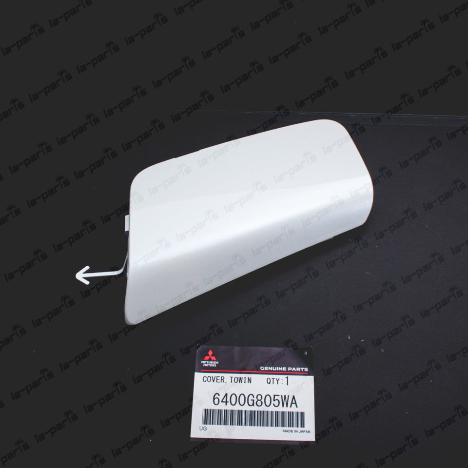 New Genuine OEM Mitsubishi 16-17 Lancer Front Bumper Tow Hook Eye Cap 6400G805WA0