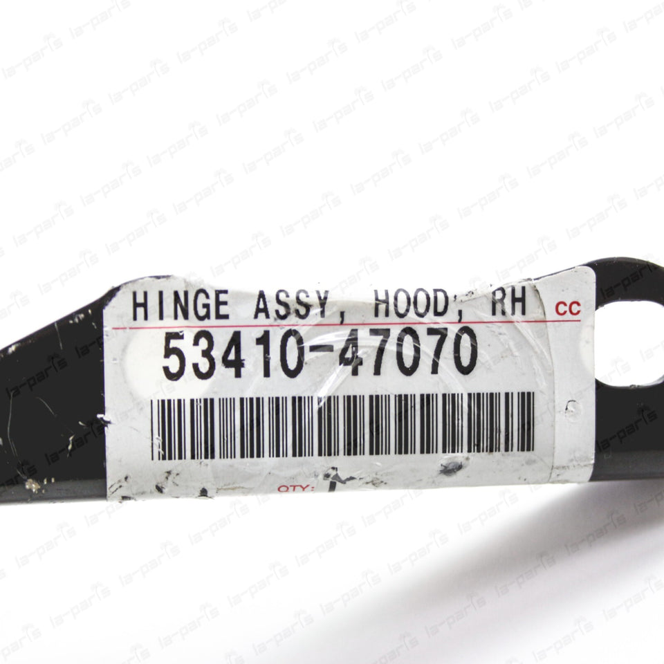 New Genuine OEM Toyota 10-15 Prius Passenger Side Hood Hinge 53410-470705