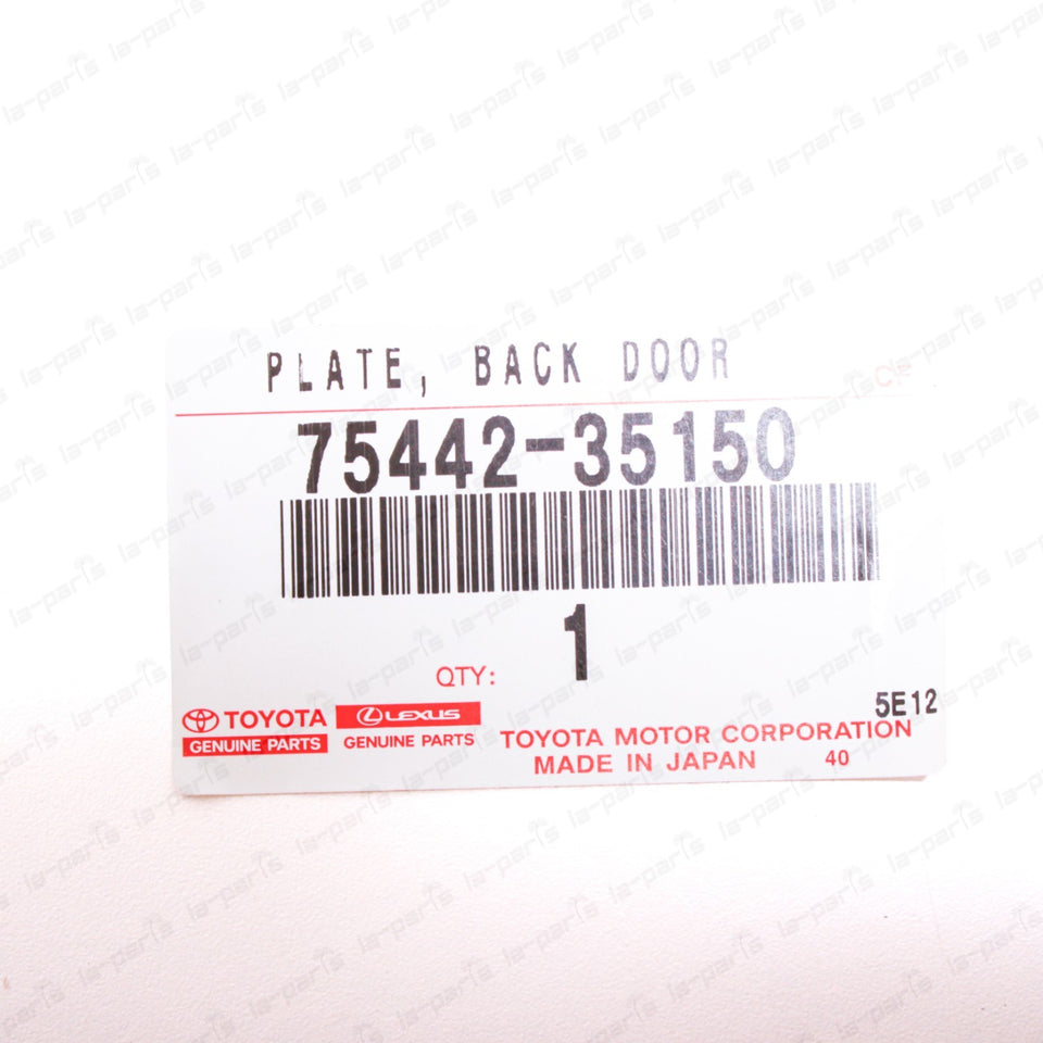 New Genuine OEM Toyota 2003-2009 4Runner 4WD Rear Back Door Emblem 75442-351506