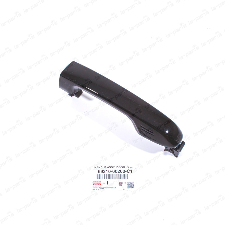New Genuine OEM Toyota 16-24 4Runner Land Cruiser Black Front Driver Door Handle0
