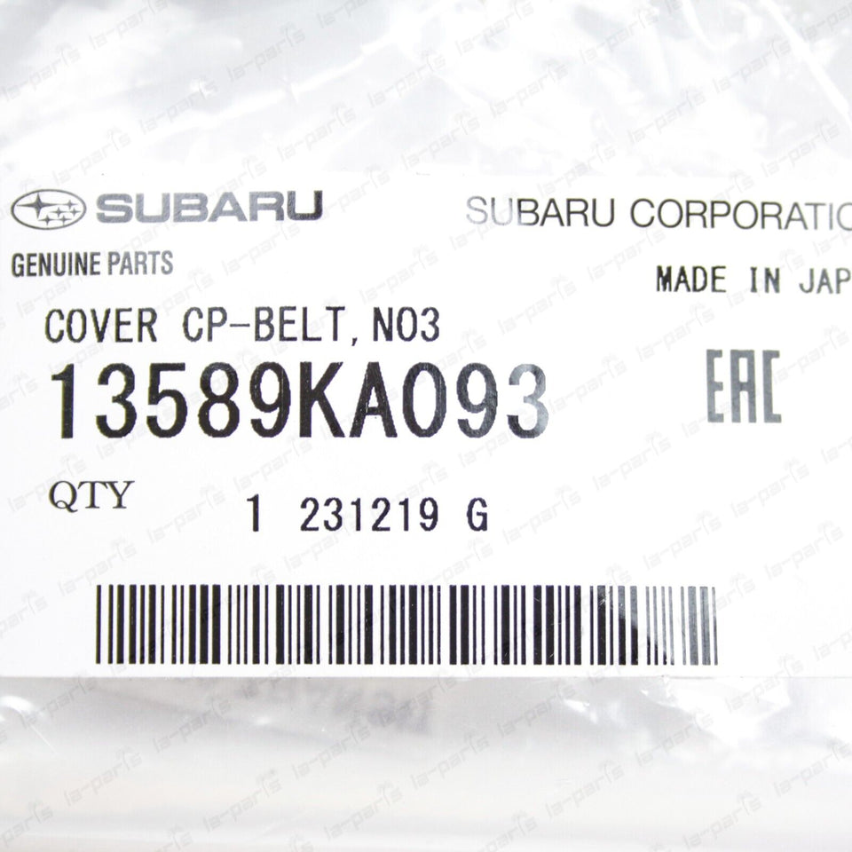 New Genuine OEM Subaru Sambar EN07 Lower Timing Belt Cover 13589KA093