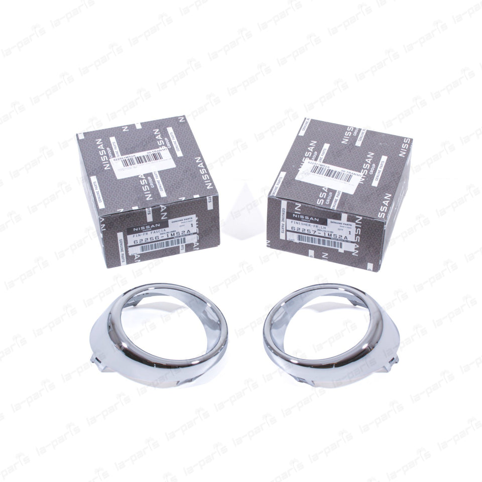 New Genuine OEM Infiniti G25 G37 M37 M56 Q70 Sport Fog Light Bezel Trim Set0