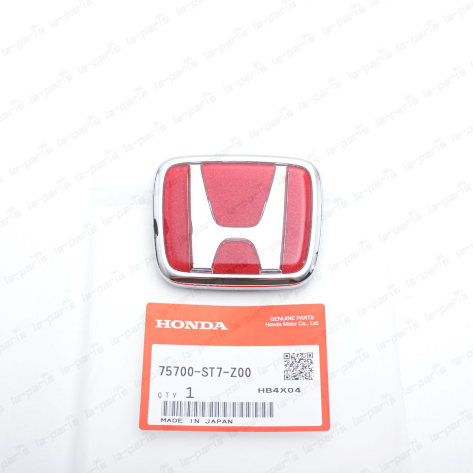 New Genuine OEM Honda 95-01 Integra Type R DC2 Front Red Emblem 75700-ST7-Z000