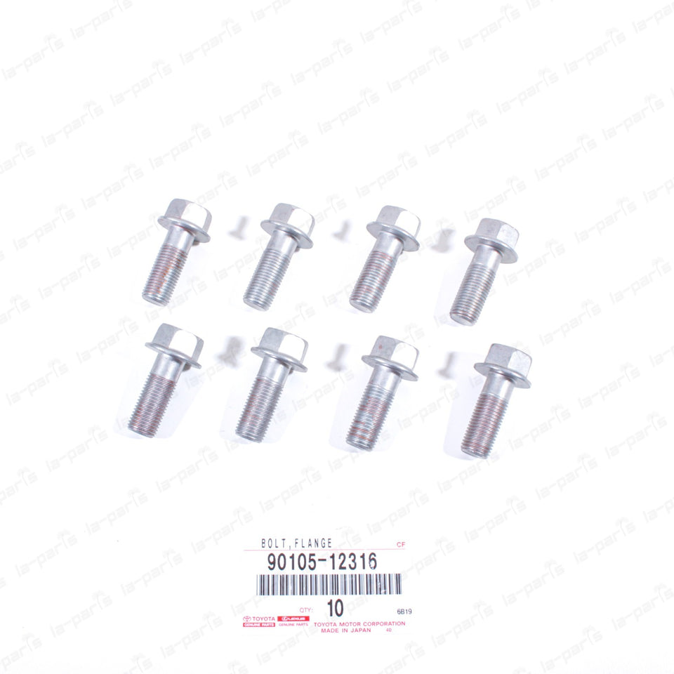 Genuine OEM Toyota 04-07 Sequoia Tundra Lower Ball Joint Bolt 90105-12316 Qty 80