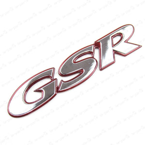 Genuine Mitsubishi Lancer Evolution 4 5 CN9A CP9A Rear Silver GSR Badge Emblem