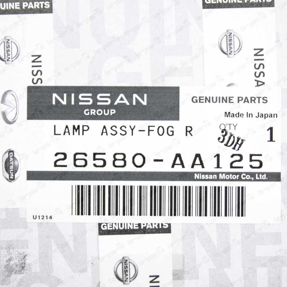 New Genuine Nissan Skyline BNR34 GTR R34 Rear Bumper Fog Lamp Light 26580-AA1259