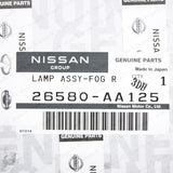 New Genuine Nissan Skyline BNR34 GTR R34 Rear Bumper Fog Lamp Light 26580-AA1259