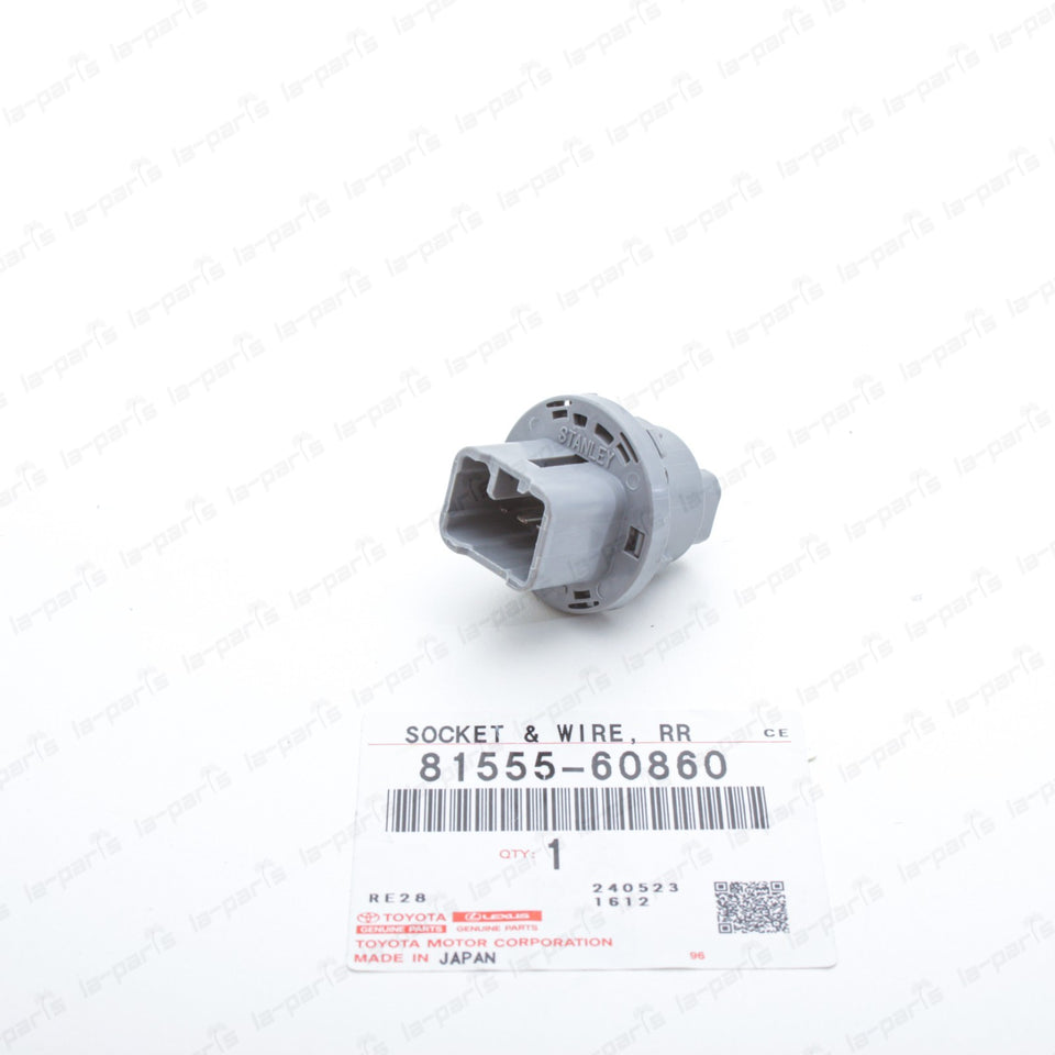 New Genuine OEM Toyota Lexus 2003-2009 GX470 Rear Turn Signal Socket 81555-608600