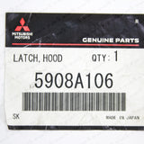 New Genuine OEM Mitsubishi 10-21 Outlander Hood Latch Lock 5908A106