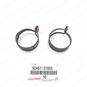 Genuine OEM Toyota 85-08 4Runner Camry RX300 Radiator Outlet Hose Clamp Set of 2