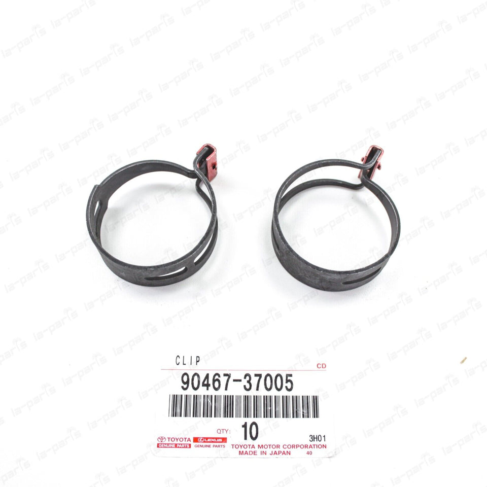 Genuine OEM Toyota 85-08 4Runner Camry RX300 Radiator Outlet Hose Clamp Set of 2