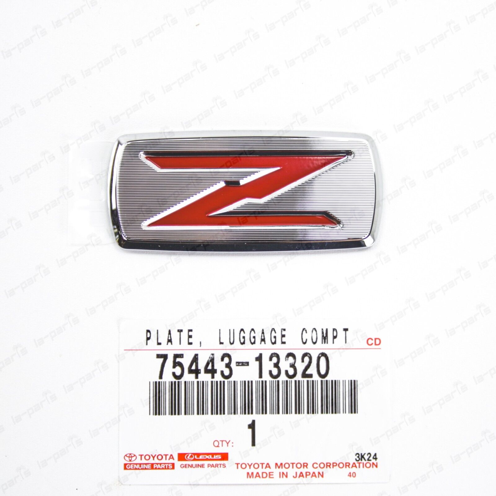 New Genuine OEM JDM Toyota Corolla Runx Alex Back Door Red Z