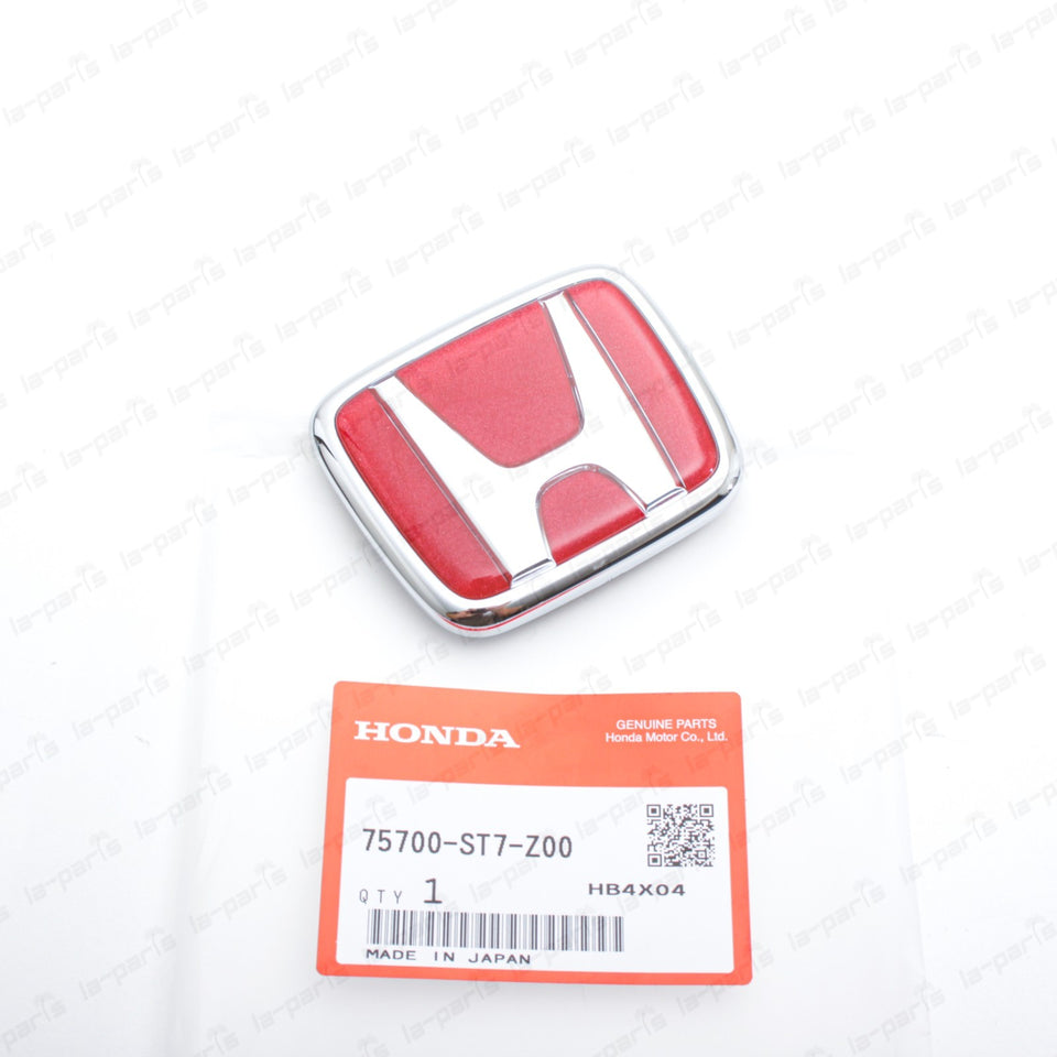 New Genuine OEM Honda 95-01 Integra Type R DC2 Front Red Emblem 75700-ST7-Z001