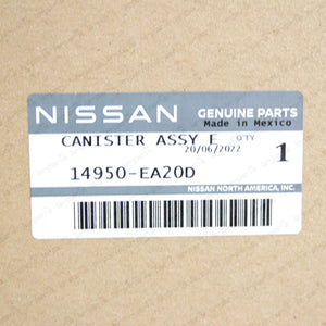 New Genuine Nissan 05-20 Frontier Pathfinder Fuel Vapor Canister 14950-EA20D