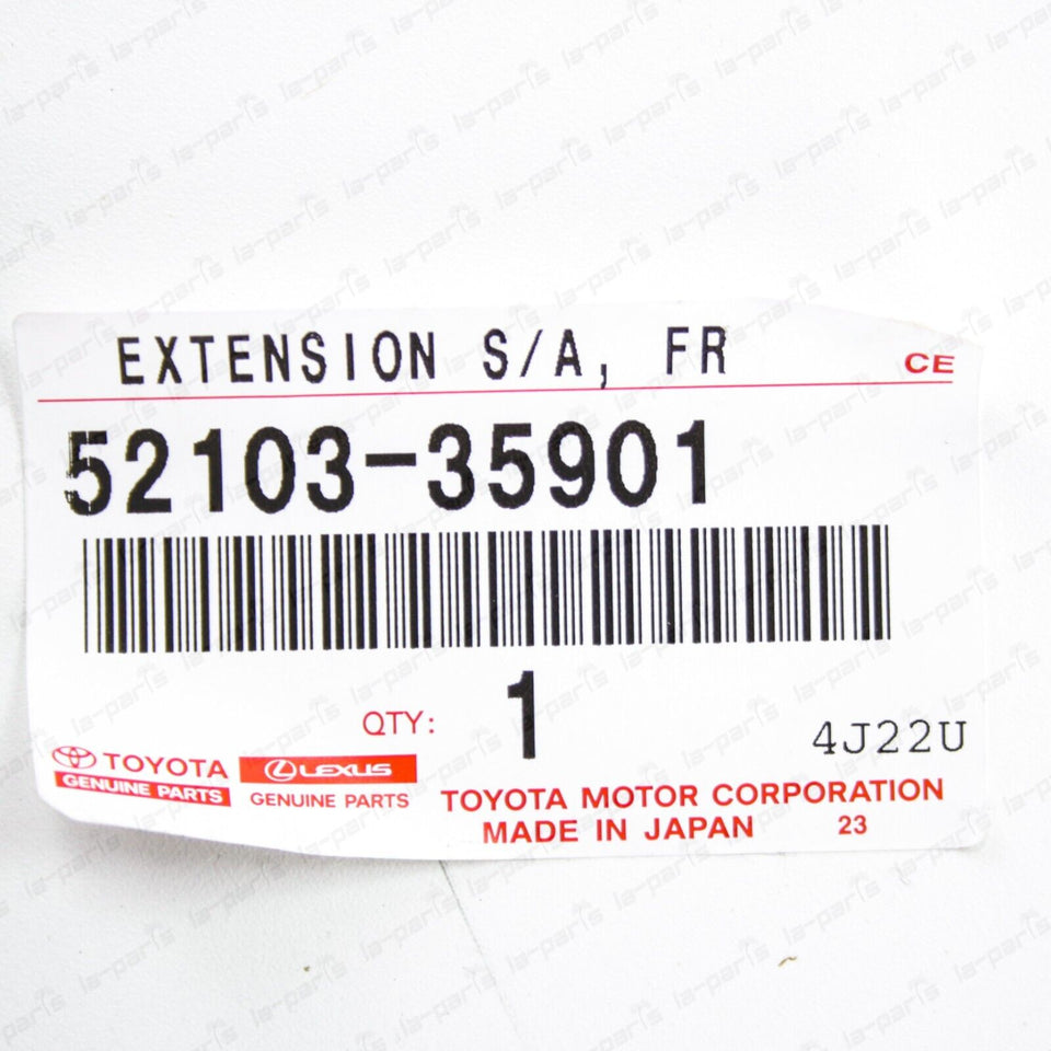 New Genuine OEM Toyota 96-98 4Runner 3RD GEN Driver Front Bumper Extension Flare
