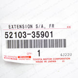 New Genuine OEM Toyota 96-98 4Runner 3RD GEN Driver Front Bumper Extension Flare
