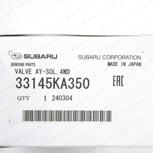 New Genuine OEM Subaru Sambar 4WD Switching Solenoid Valve 33145KA350
