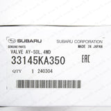 New Genuine OEM Subaru Sambar 4WD Switching Solenoid Valve 33145KA350