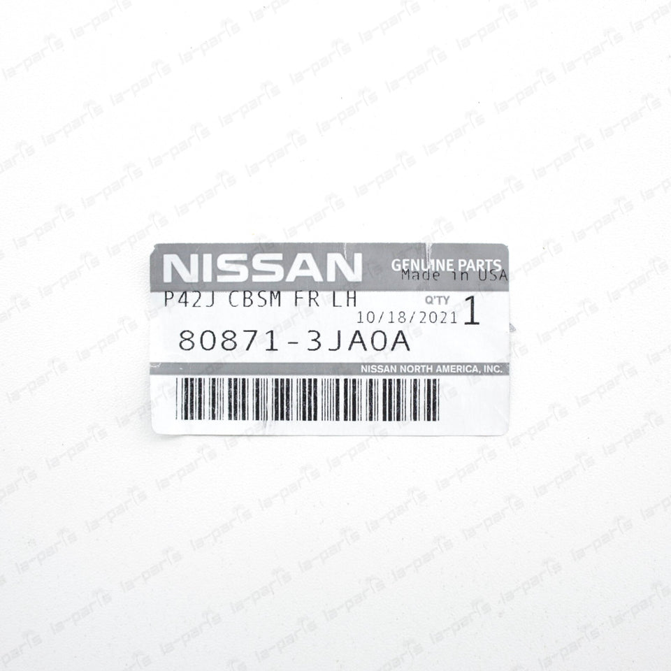 GENUINE INFINITI 2013 JX35 2014-2020 QX60 FRONT LEFT DOOR MOULDING 80871-3JA0A3