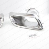New Genuine OEM Lexus 2007-2010 LS460 LS600h Rear Exhaust Tips Pair2