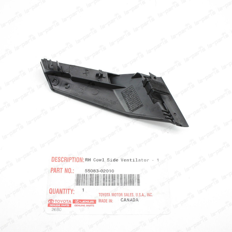 NEW GENUINE TOYOTA 14-19 COROLLA RIGHT FENDER TO COWL HOOD SIDE SEAL 55083-020101