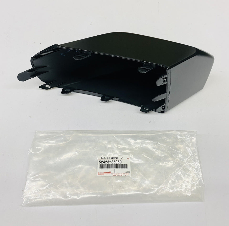 Genuine For Toyota FJ Cruiser 2007-2014 Black Front Left & Right Bumper Pad Set 4
