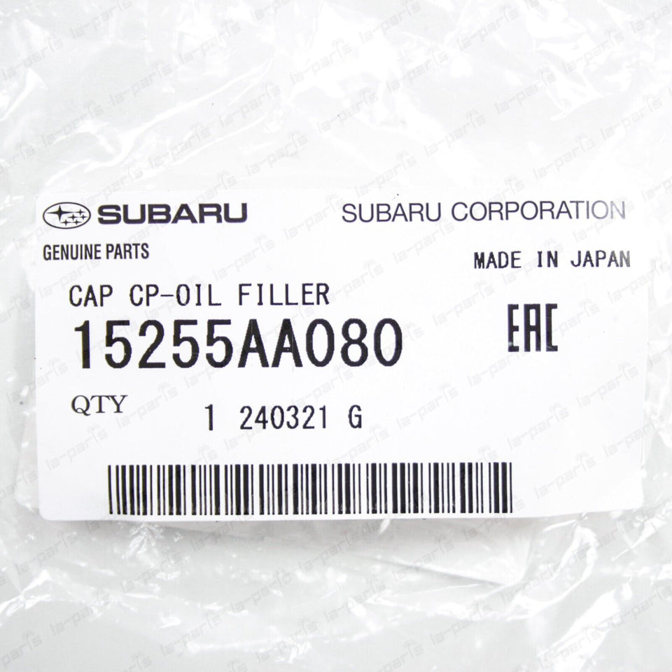 New Genuine OEM Subaru Sambar KS3 KS4 KV3 KV4 Oil Filler Cap 15255AA080