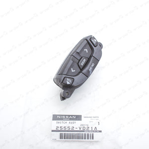 New Genuine OEM Nissan 97-10 Patrol Y61 Steering Wheel Radio Switch 25552-VD21A0