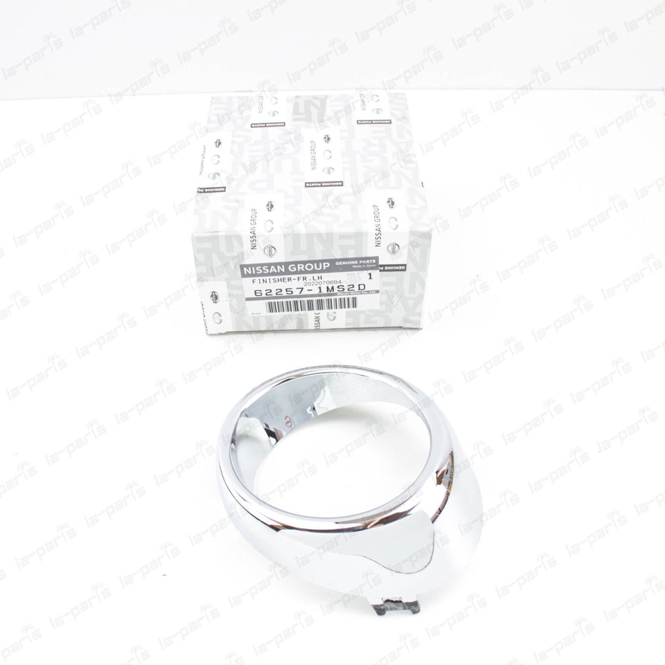 New Genuine Infiniti G37 Front Left Fog Light Chrome Bezel Ring 62257-1MS2D0