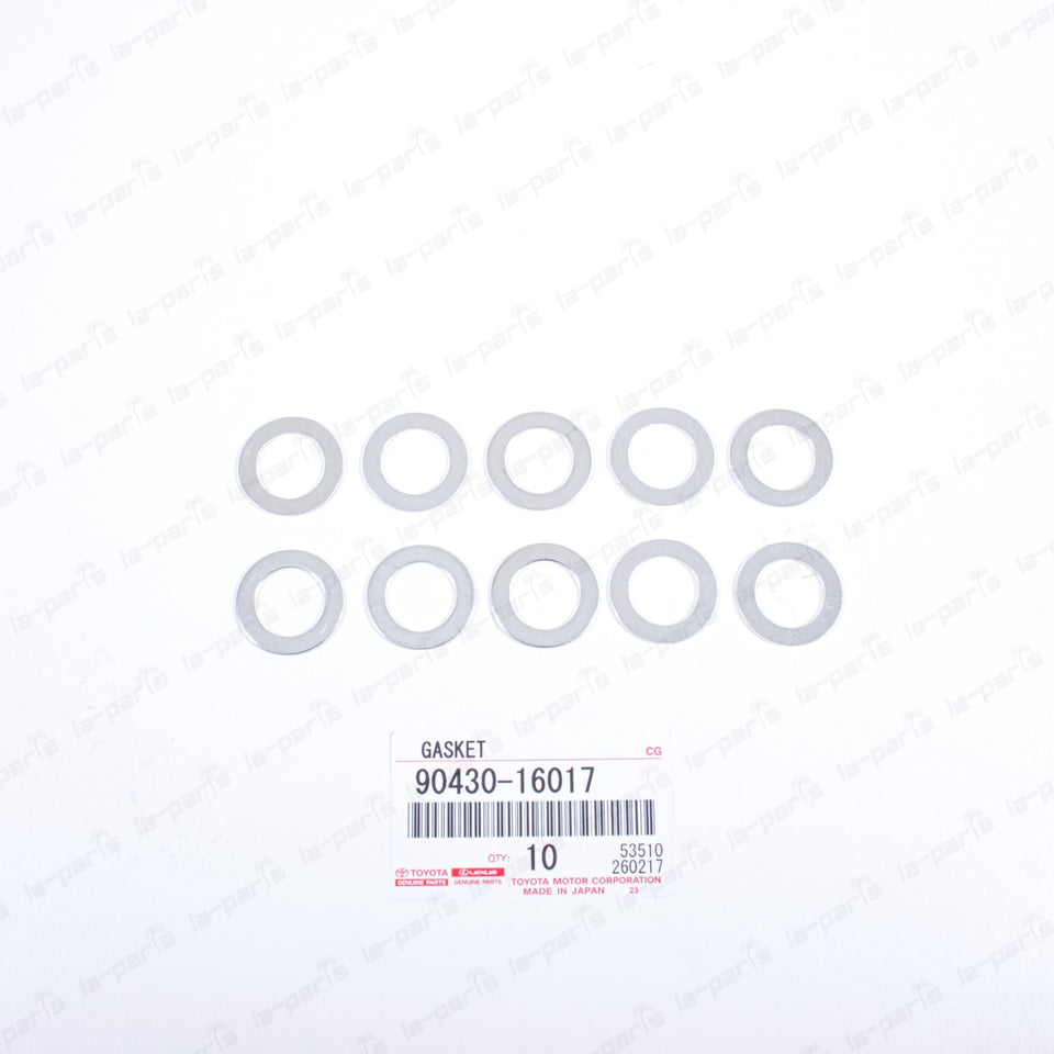 New Genuine OEM Toyota 07-18 Engine Oil Cooler Line Gasket 90430-16017 Qty 100