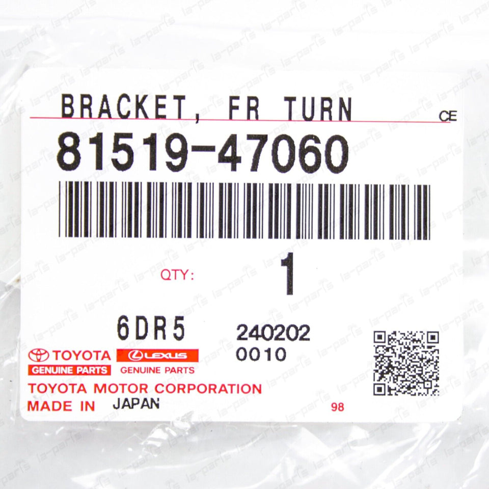 Genuine OEM Toyota 11-15 Prius Right Front Turn Signal Lamp Bracket 81519-47060