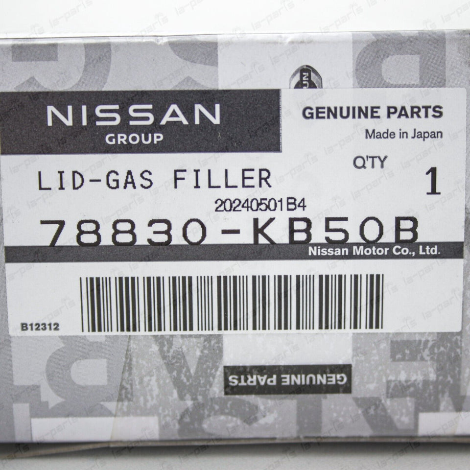 New Genuine OEM Nissan 09-21 GT-R R35 Fuel Filler Lid 78830-KB50B