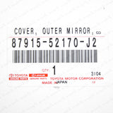 Genuine Toyota 12-19 Prius "C" Passenger Mirror Cover Cool Soda 87915-52170-J2