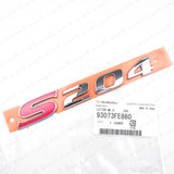 Genuine Subaru Impreza WRX STi S204 JDM GDB Rear S204 Emblem Badge 93073FE860