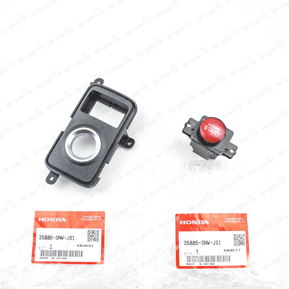 New Genuine Honda 07-09 Civic Type R FD2 FD1 Ignition Button Switch & Cover Set